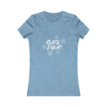 Cargar imagen en el visor de la galería, Bluhumun Grl Pwr Women's Fitted Short Sleeve T-Shirt