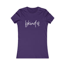Load image into Gallery viewer, Bluhumun  BKind Women's Fitted Short Sleeve T-Shirt