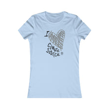 Cargar imagen en el visor de la galería, Bluhumun I Love Climate Justice Women's Fitted Short Sleeve T-Shirt Black