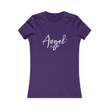 Cargar imagen en el visor de la galería, Bluhumun Angel Women's Fitted Short Sleeve T-Shirt