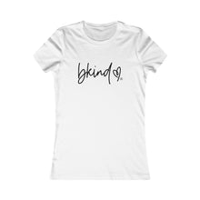 Load image into Gallery viewer, Bluhumun  BKind Women's Fitted Short Sleeve T-Shirt