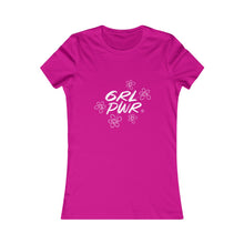 Cargar imagen en el visor de la galería, Bluhumun Grl Pwr Women's Fitted Short Sleeve T-Shirt