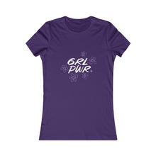 Cargar imagen en el visor de la galería, Bluhumun Grl Pwr Women's Fitted Short Sleeve T-Shirt