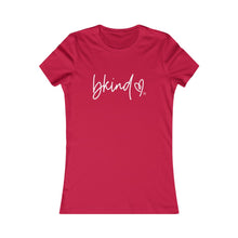 Load image into Gallery viewer, Bluhumun  BKind Women's Fitted Short Sleeve T-Shirt