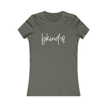Load image into Gallery viewer, Bluhumun  BKind Women's Fitted Short Sleeve T-Shirt