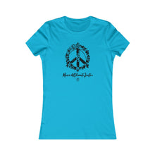 Cargar imagen en el visor de la galería, Bluhumun Music 4 Climate Justice Women's Fitted Short Sleeve T-Shirt
