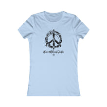 Cargar imagen en el visor de la galería, Bluhumun Music 4 Climate Justice Women's Fitted Short Sleeve T-Shirt