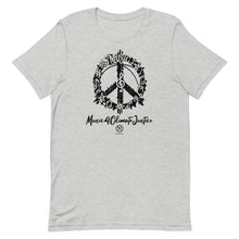 Cargar imagen en el visor de la galería, Bluhumun Music 4 Climate Justice Unisex Crew Neck Short Sleeve T-Shirt Black