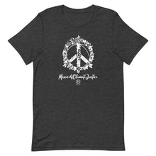 Cargar imagen en el visor de la galería, Bluhumun Music 4 Climate Justice Unisex Crew Neck Short Sleeve T-Shirt Rev
