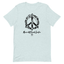 Cargar imagen en el visor de la galería, Bluhumun Music 4 Climate Justice Unisex Crew Neck Short Sleeve T-Shirt Black