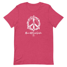 Cargar imagen en el visor de la galería, Bluhumun Music 4 Climate Justice Unisex Crew Neck Short Sleeve T-Shirt Rev