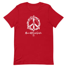 Cargar imagen en el visor de la galería, Bluhumun Music 4 Climate Justice Unisex Crew Neck Short Sleeve T-Shirt Rev