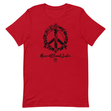 Cargar imagen en el visor de la galería, Bluhumun Music 4 Climate Justice Unisex Crew Neck Short Sleeve T-Shirt Black