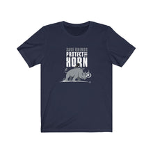 Cargar imagen en el visor de la galería, Bluhumun Rhino Protect The Horn Unisex Short Sleeve T-Shirt
