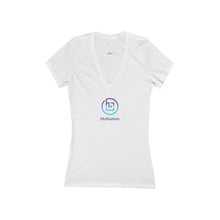 Load image into Gallery viewer, Women&#39;s Deep V-Neck Short Sleeve T-Shirt

