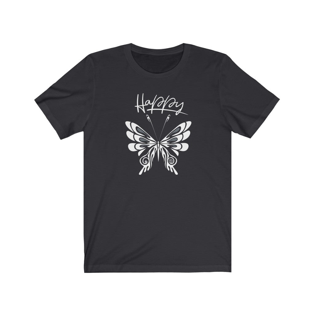 Bluhumun Happy Unisex Short Sleeve T-Shirt