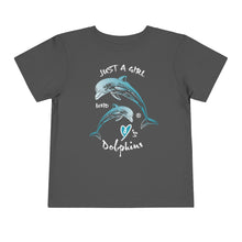 Cargar imagen en el visor de la galería, Bluhumun Dolphin Love Toddler&#39;s Unisex Short Sleeve T-Shirt
