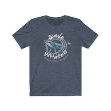Load image into Gallery viewer, Bluhumun Save The Whales Unisex Short Sleeve T-Shirt

