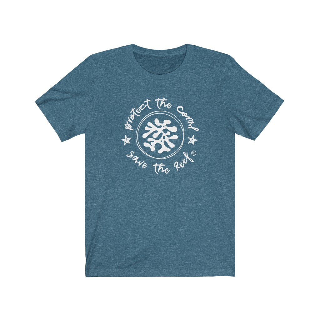 Bluhumun Protect The Coral Save The Reef Unisex Short Sleeve T-Shirt