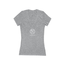 Load image into Gallery viewer, Women&#39;s Deep V-Neck Short Sleeve T-Shirt
