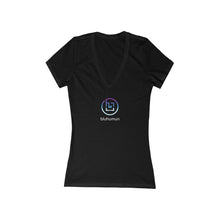 Load image into Gallery viewer, Women&#39;s Deep V-Neck Short Sleeve T-Shirt
