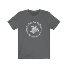 Load image into Gallery viewer, Bluhumun Protect Sea Turtles Unisex Short Sleeve T-Shirt
