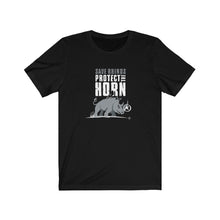 Load image into Gallery viewer, Bluhumun Rhino Protect The Horn Unisex Short Sleeve T-Shirt
