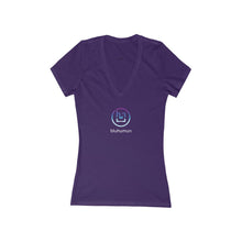 Load image into Gallery viewer, Women&#39;s Deep V-Neck Short Sleeve T-Shirt
