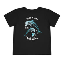 Load image into Gallery viewer, Bluhumun Dolphin Love Toddler&#39;s Unisex Short Sleeve T-Shirt
