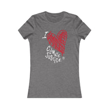 Cargar imagen en el visor de la galería, Bluhumun I Love Climate Justice Women&#39;s Fitted Short Sleeve T-Shirt

