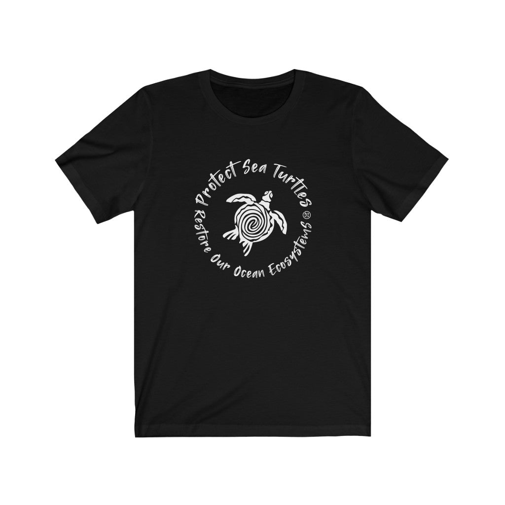 Bluhumun Protect Sea Turtles Unisex Short Sleeve T-Shirt