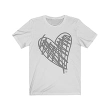 Load image into Gallery viewer, Bluhumun Big Heart Unisex Crew Neck Short Sleeve T-Shirt
