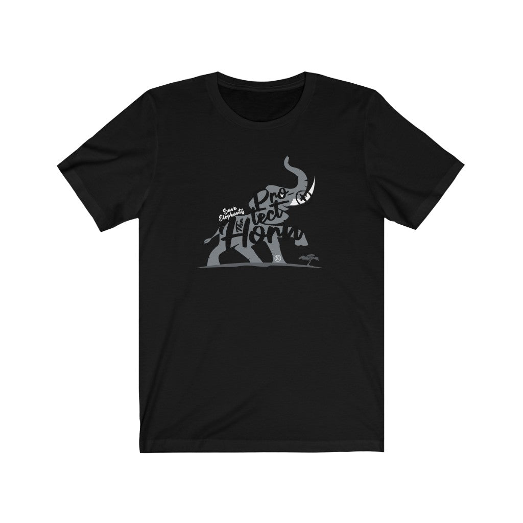 Bluhumun Save Elephants Unisex Short Sleeve T-Shirt
