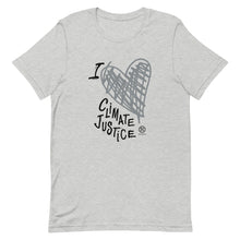 Load image into Gallery viewer, Bluhumun I Love Climate Justice Unisex Short Sleeve T-Shirt
