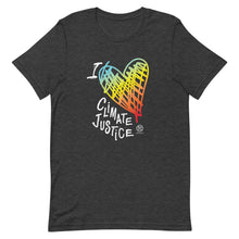 Load image into Gallery viewer, Bluhumun I Love Climate Justice Unisex Short Sleeve T-Shirt 4C

