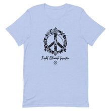 Cargar imagen en el visor de la galería, Bluhumun Fight Climate Injustice Unisex Crew Neck Short Sleeve T-Shirt Black

