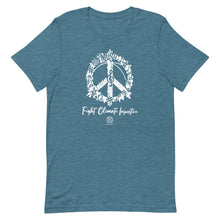 Load image into Gallery viewer, Bluhumun Fight Climate Injustice Unisex Short Sleeve T-Shirt Rev
