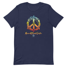 Load image into Gallery viewer, Bluhumun Music 4 Climate Justice Unisex Crew Neck Short Sleeve T-Shirt
