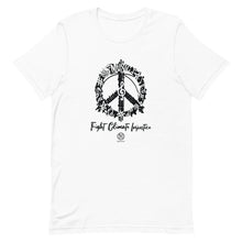 Cargar imagen en el visor de la galería, Bluhumun Fight Climate Injustice Unisex Crew Neck Short Sleeve T-Shirt Black
